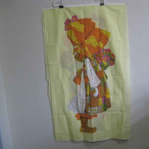 Lot of 2 Matching Holly Hobbie Panels 44” Lengths Vtg - Picture 8 of 11